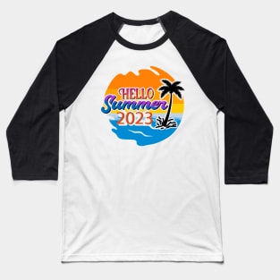 Hallo Sommer Baseball T-Shirt